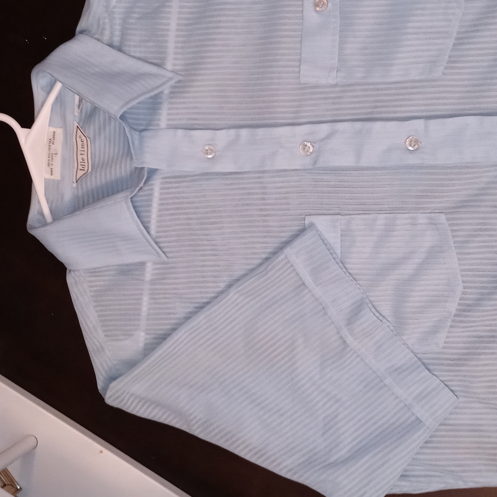 Powder blue men's shirt